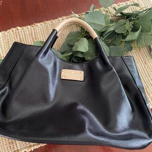Kate Spade black patten purse